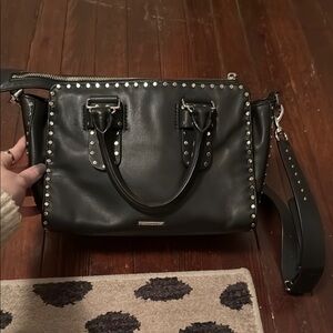 Black Studded Handbag - Rebecca Minkoff